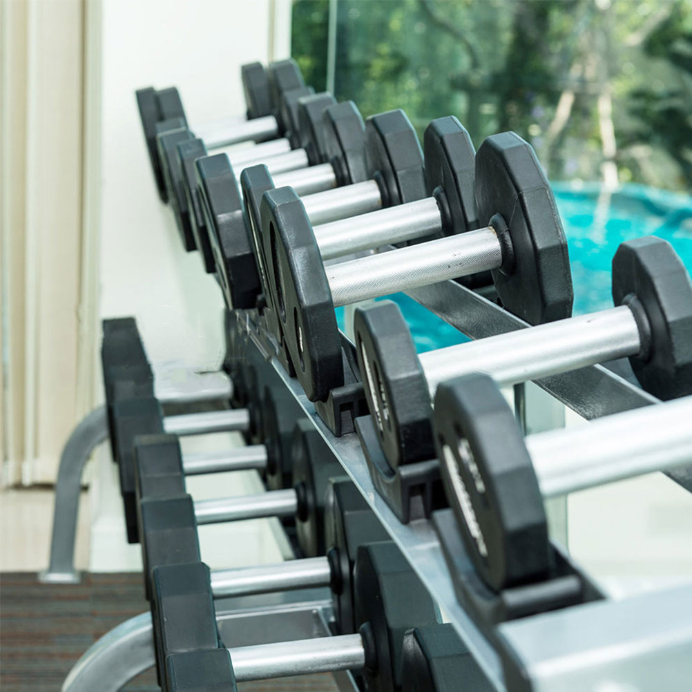 Home Gym Floor - Напольная подставка для гантелей на 8