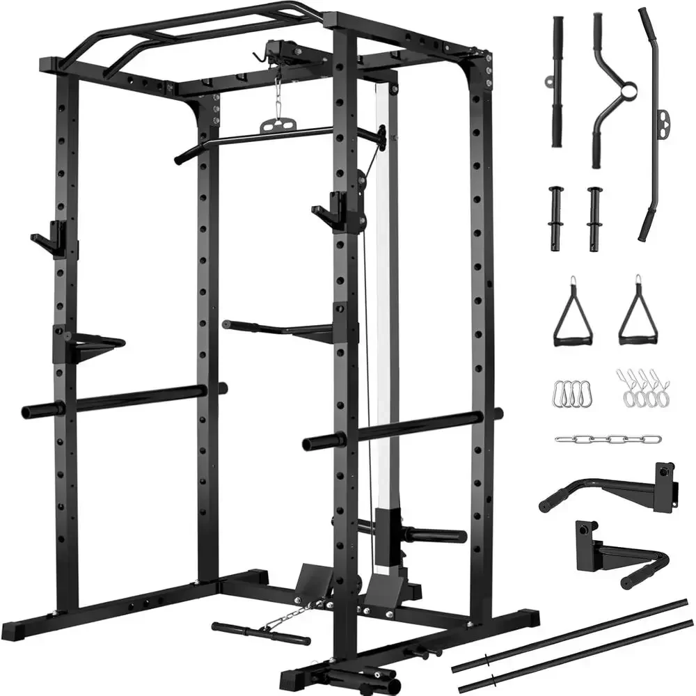 Lat Pulldown Cable - Многофункциональная силовая стойка (стойка-стойка) с нагрузкой