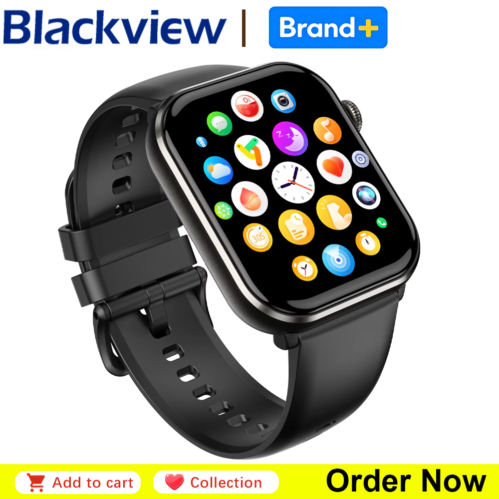 Home Gym App - Смарт-часы Blackview R60 с Bluetooth-вызовами, 1,96-дюймовым