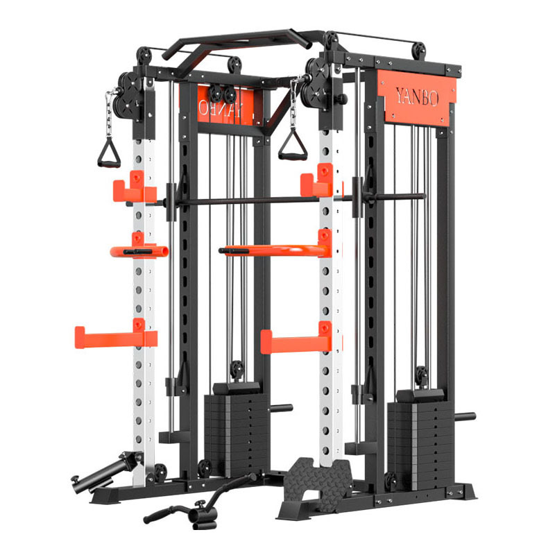 Home Gym Smith - Многофункциональный тренажер-комбинация: силовой тренажер-стойка, стойка для