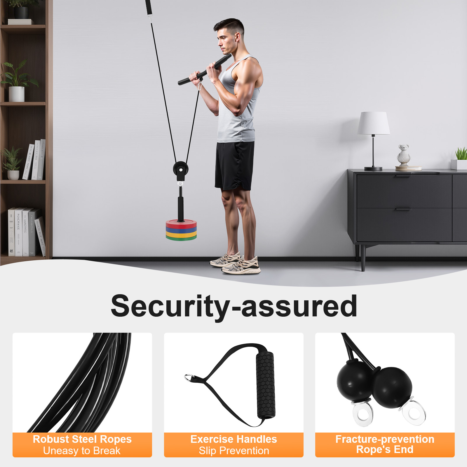 Cable Pulley System - Тренажер для подтягиваний с кабелем 120