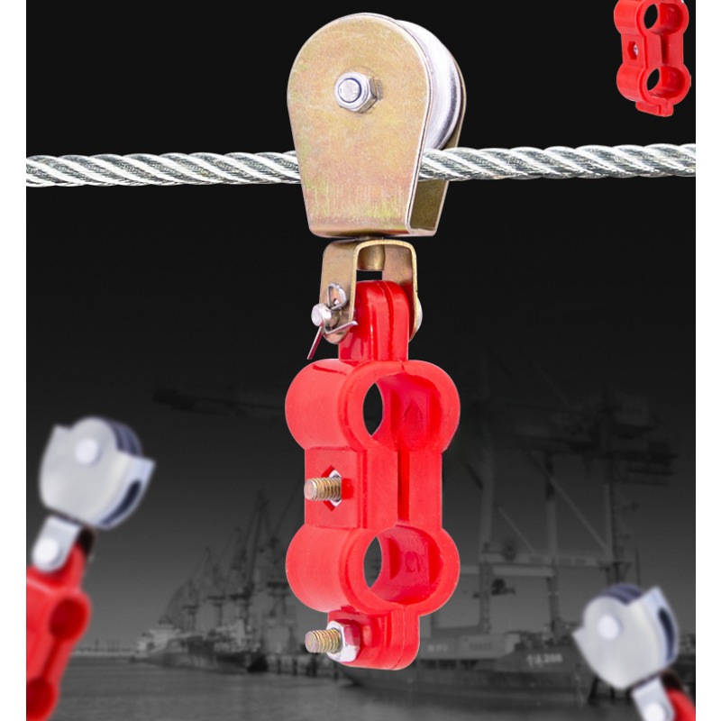 Кабельная тележка для электрич – обзор и цена Cable Pulley System