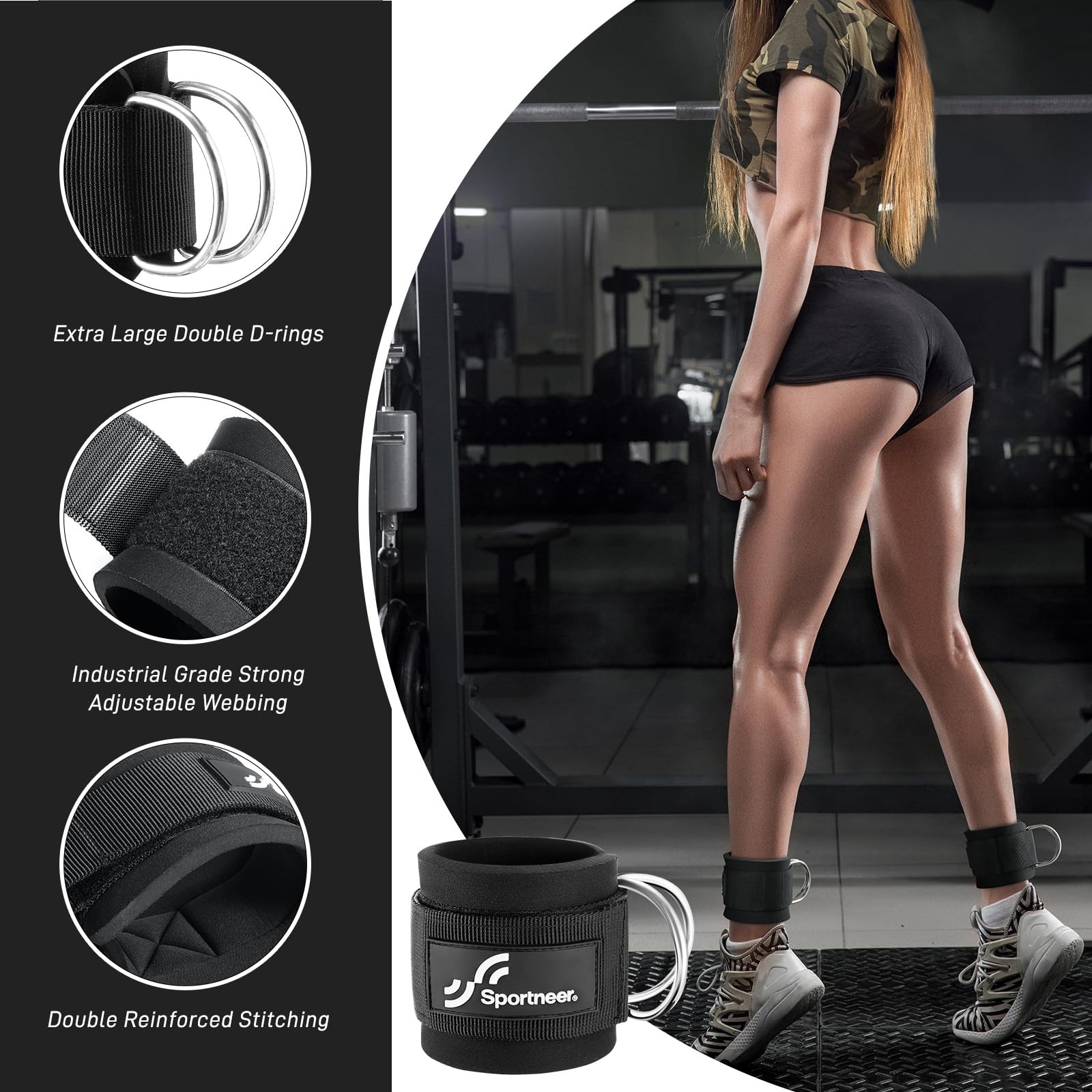 Регулируемые ремни для лодыжки – обзор и цена Home Gym Multifunctional